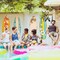 4 Pcs Summer Giant Surfboards Bulletin Board Wall Decor Display Set 47 x 13 Inch Surfing Bulletin Board Cutouts Tropical Graphics Surfboard Sign for School Classroom Surf Party(Hawaii)